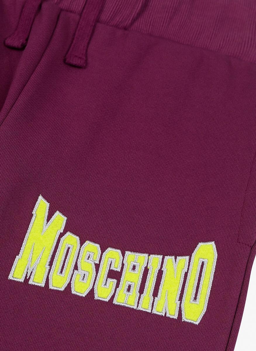 Спортен панталон с раиран мотив Moschino Kids